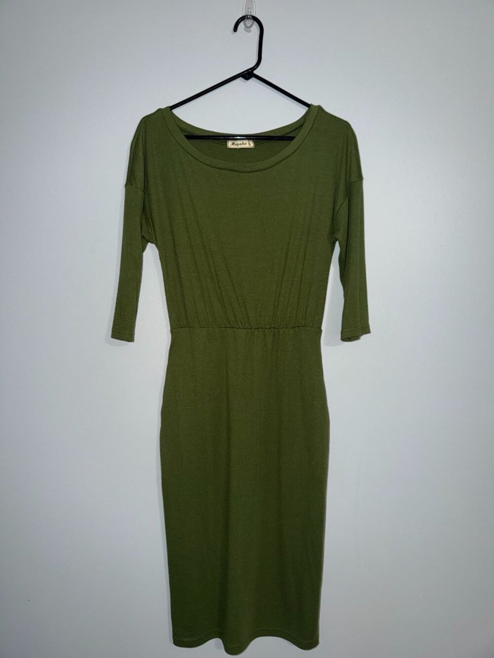 Moyabo Dress | Size Small | Army Green
